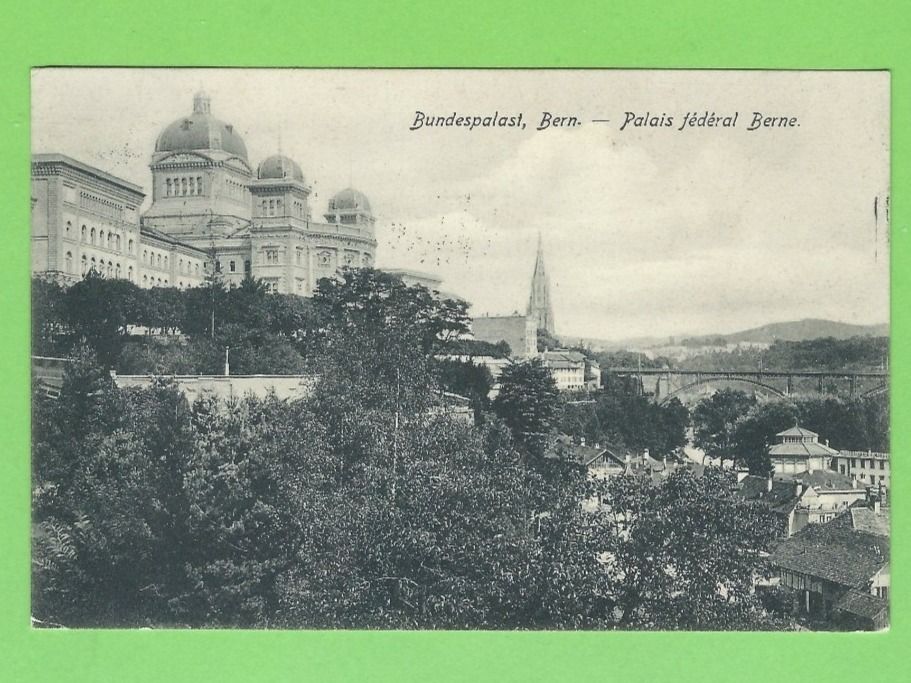 Cartoline postali: Bundespalast, Bern – Usato da Zürich venduto da t24_de