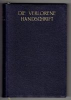 Gustav Freytag  Die verlorene Handschrift