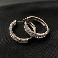 Silber 925 Zirkonia Kreolen
