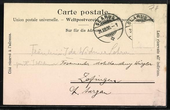 Cartoline postali: AK Sihlbrugg, Hotel Krone – Usato da Berlin venduto da bartko-reher 1
