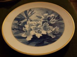 Meissen Aquatinta Blume Wandteller