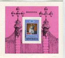 Block "Königin Elisabeth II". Antigua und Barbuda