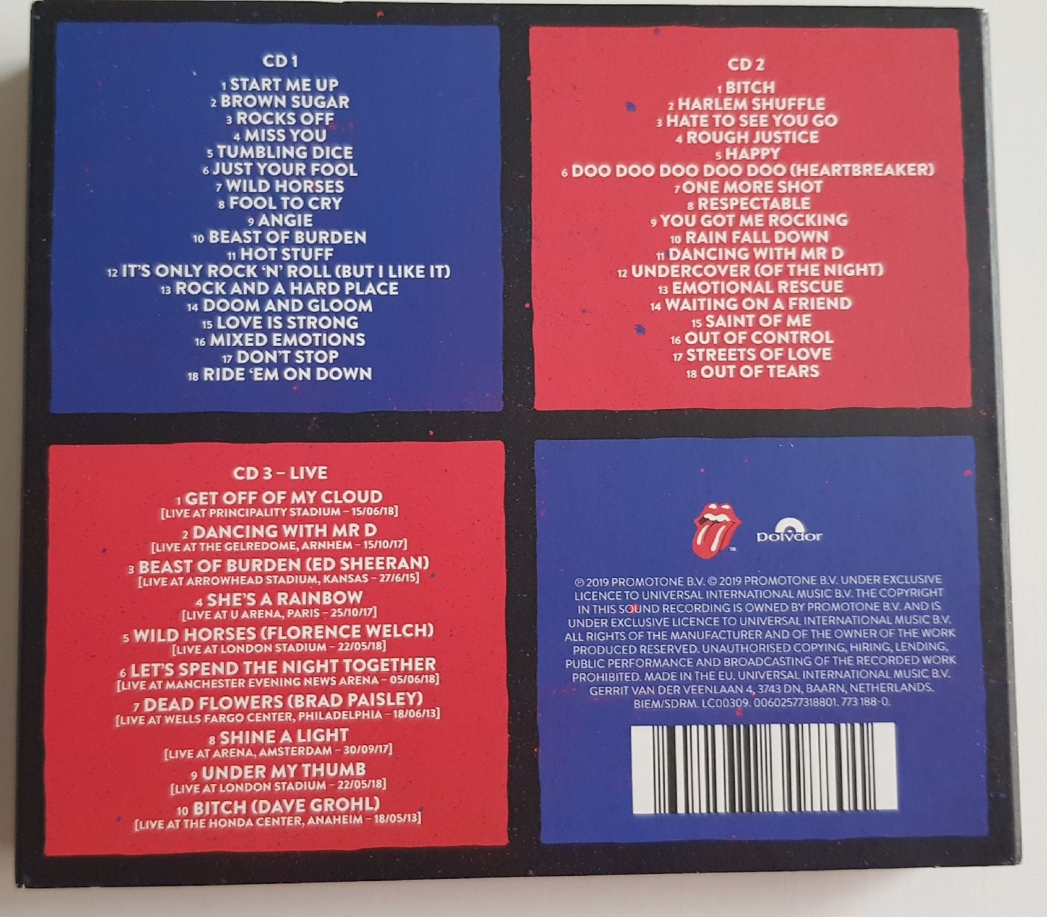 CDs: The Rolling Stones Honk Deluxe Editions, 3 CDs – Neu (gemäss Beschreibung) aus Geuensee von sonnenstunden 1
