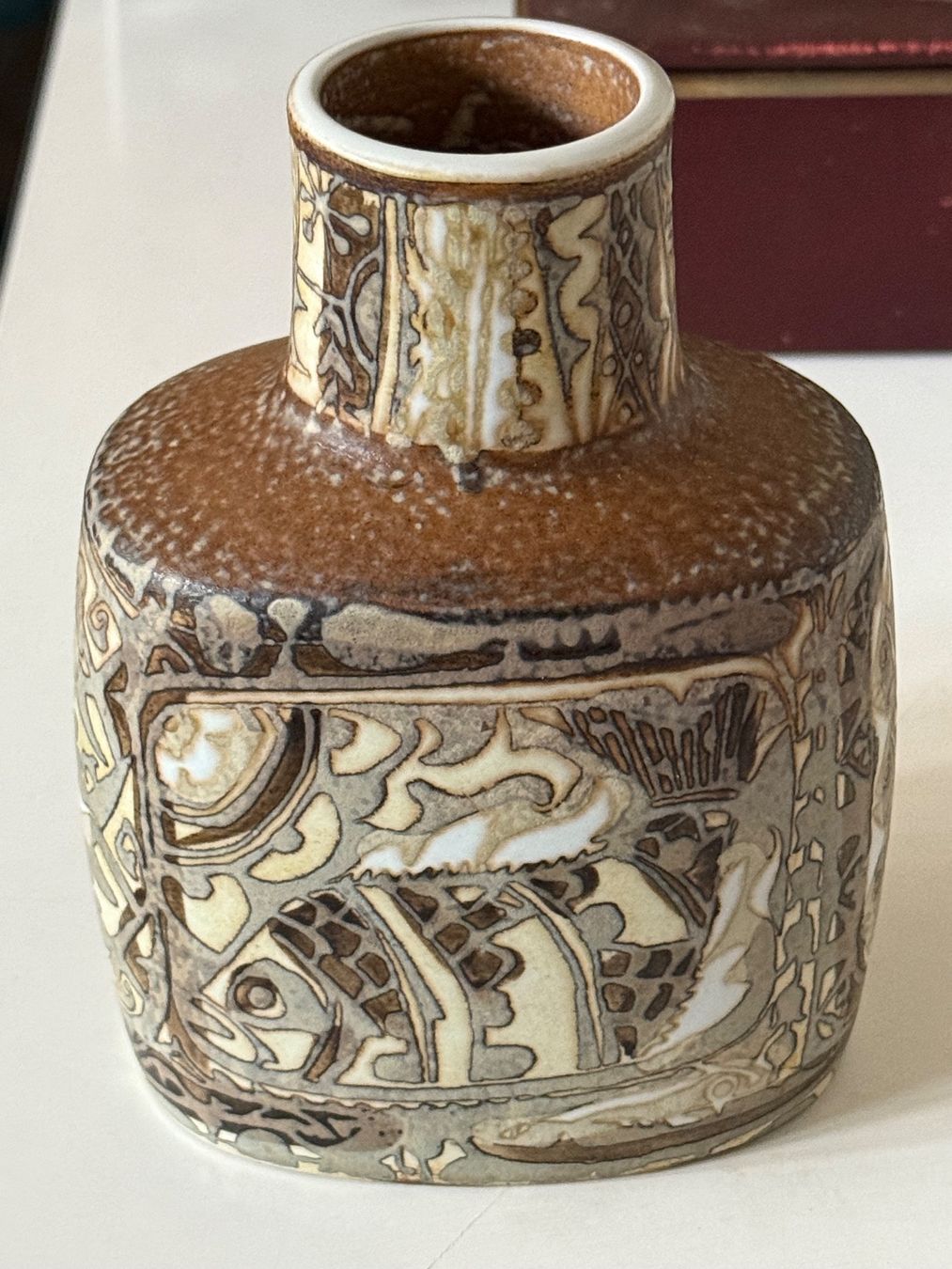 Royal Copenhagen Vasi & Recipienti: Royal Copenhagen Faience Vase Nils Thorsson Baca – Usato da Bern venduto da Jwpm66 2