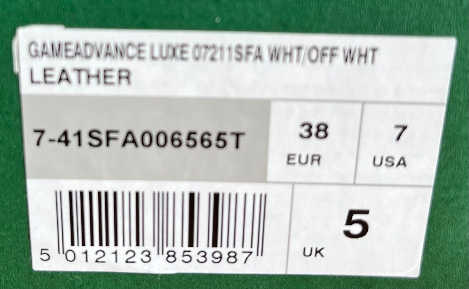 Lacoste Damenschuhe: LACOSTE GAME ADVANCE LUXE 07211 SFA  Gr. 38 - NEU – Neu und originalverpackt aus Zollikon von Svch 6