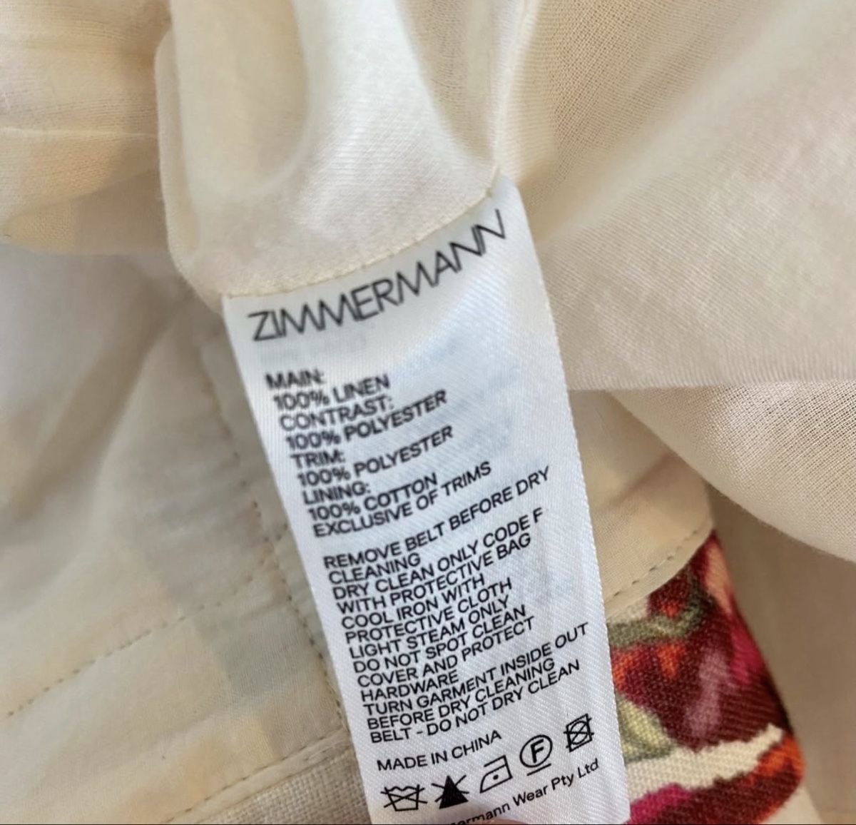 Zimmermann Kleider: Zimmermann Linen Floral Dress – Gebraucht aus St.Josefen von lop_lh8d 5