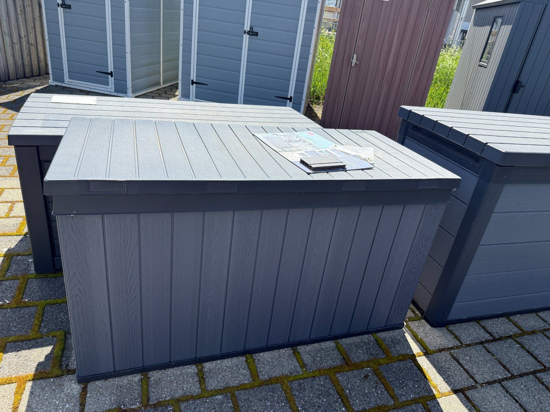 Box contenitori: Grosse, graue Gartenbox / Auflagenbox! – Usato da Gontenschwil venduto da colibri24.