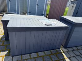 Grosse, graue Gartenbox / Auflagenbox!