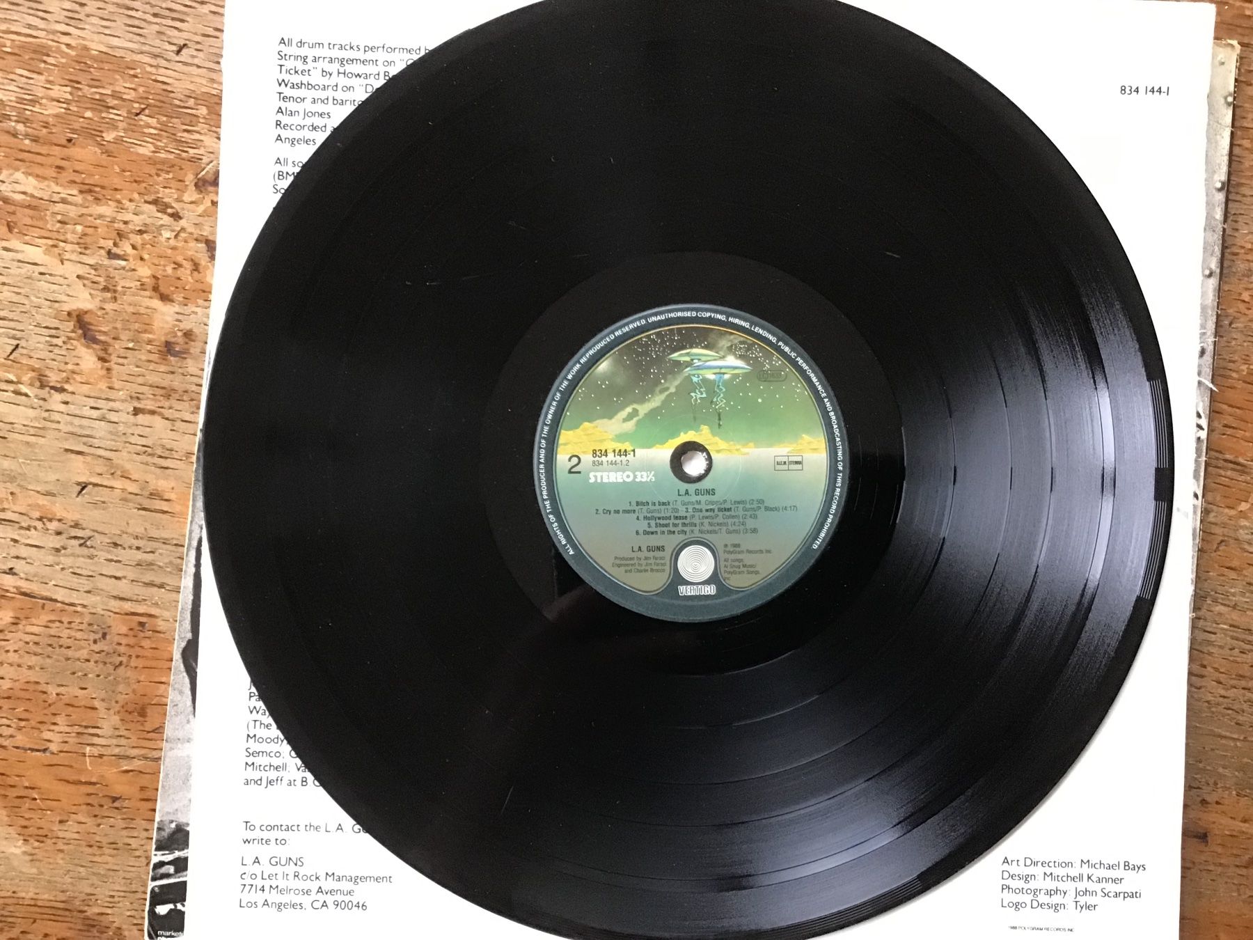 Dischi in vinile: Hard heavy LP L.A. Guns – Usato da Fully venduto da Ruby97 5