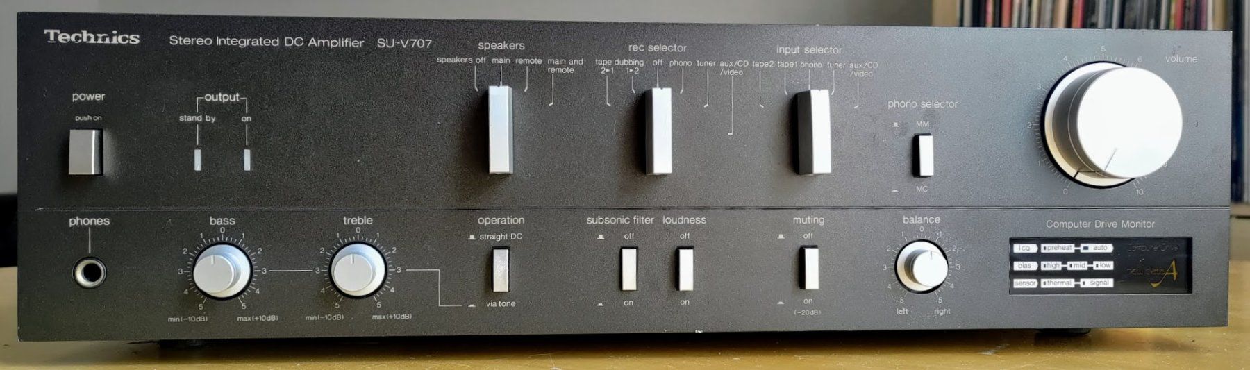 Technics Amplificatori: Technics SU-V707 -- revidiert – Usato da Zürich venduto da klausman 1