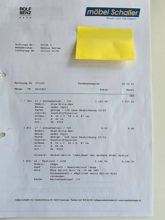 Tables: Nussbaumtisch – D'occasion à Rheinfelden par Formiga1 3