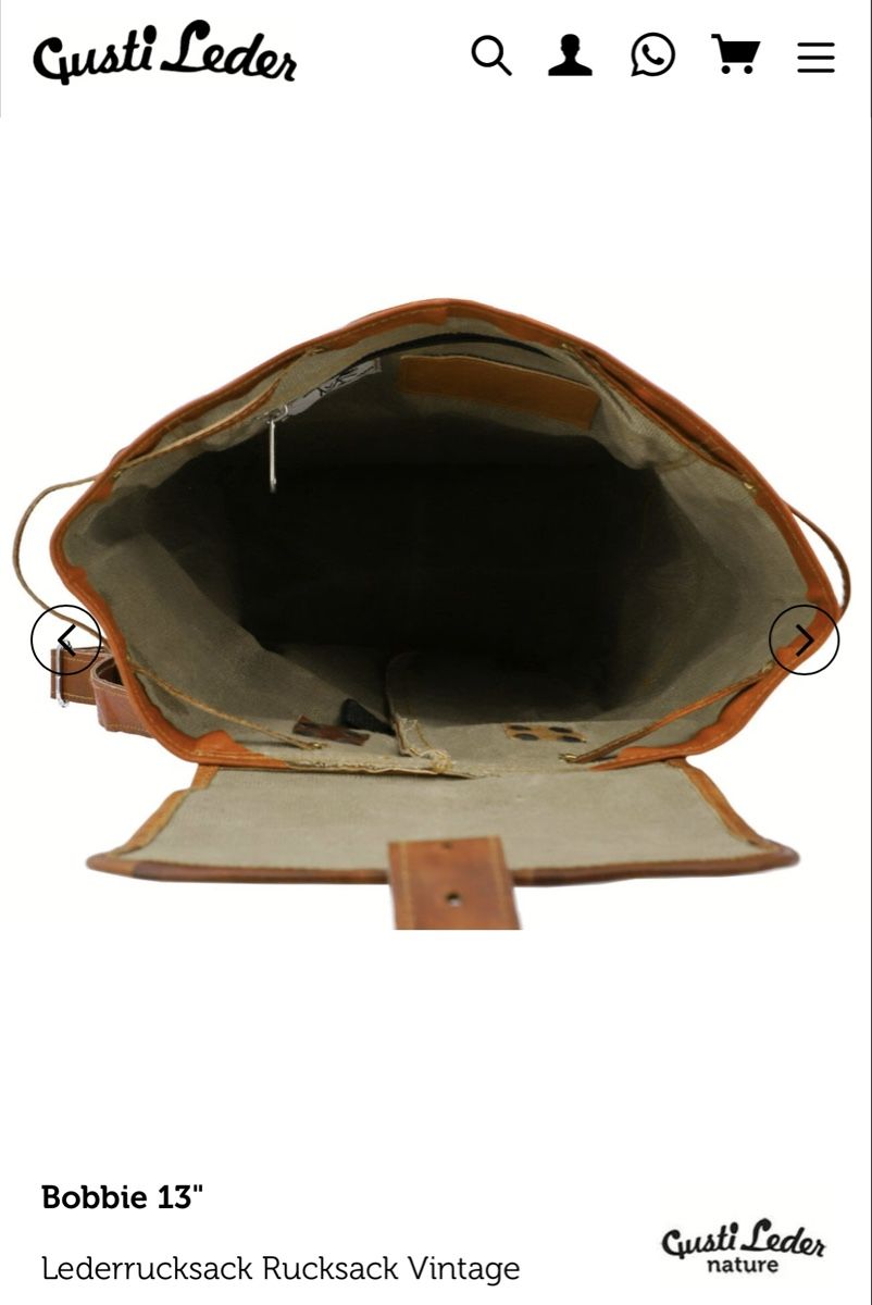 Zaini: Lederrucksack Vintage – Nuovo e nell'imballaggio originale da Zollikofen venduto da AureusManus 6