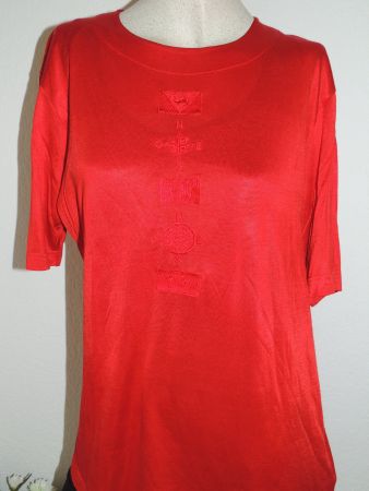 SCHÖNES T-SHIRT "ARA" COTTON MERCERISIERT NP 59 CHF NEU L