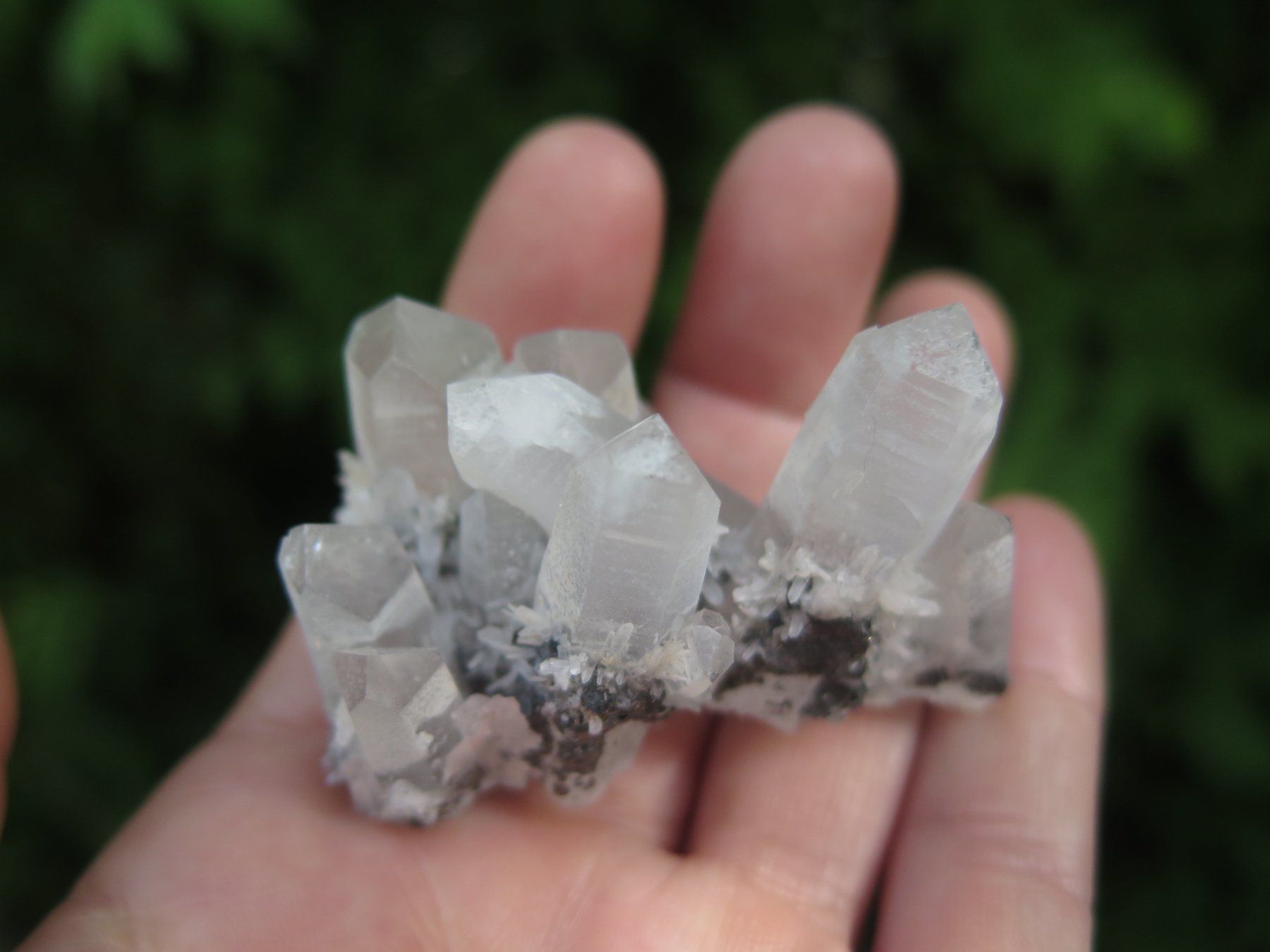 Minerali & Pietre curative: Bergkristall mit Sphalerit von Bulgarien – Usato da Schaffhausen venduto da Yamakana51L8736OQ8 2