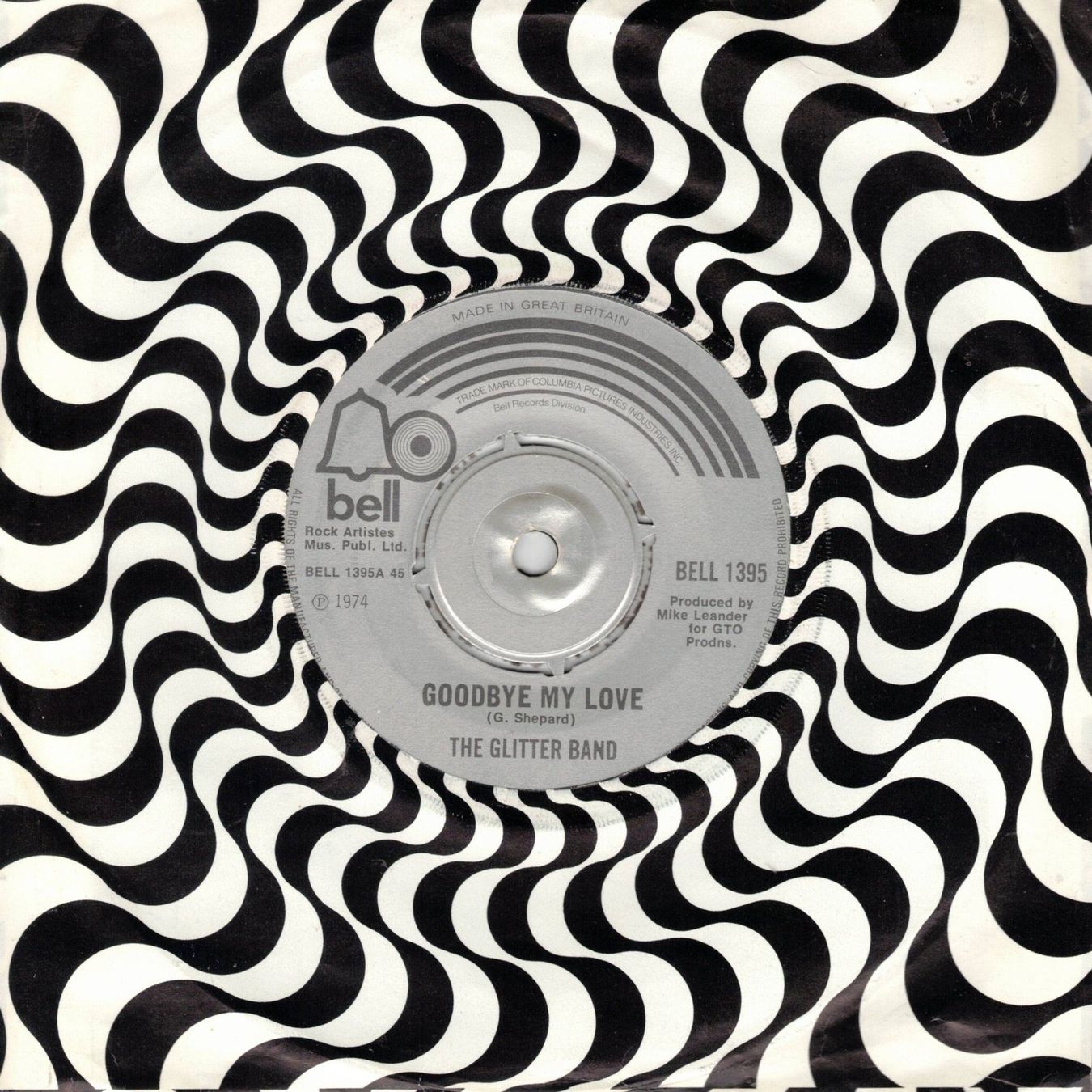 Dischi in vinile: Single7 The Glitter Band  --  Goodbye my love – Usato da Rheinau venduto da thealbum