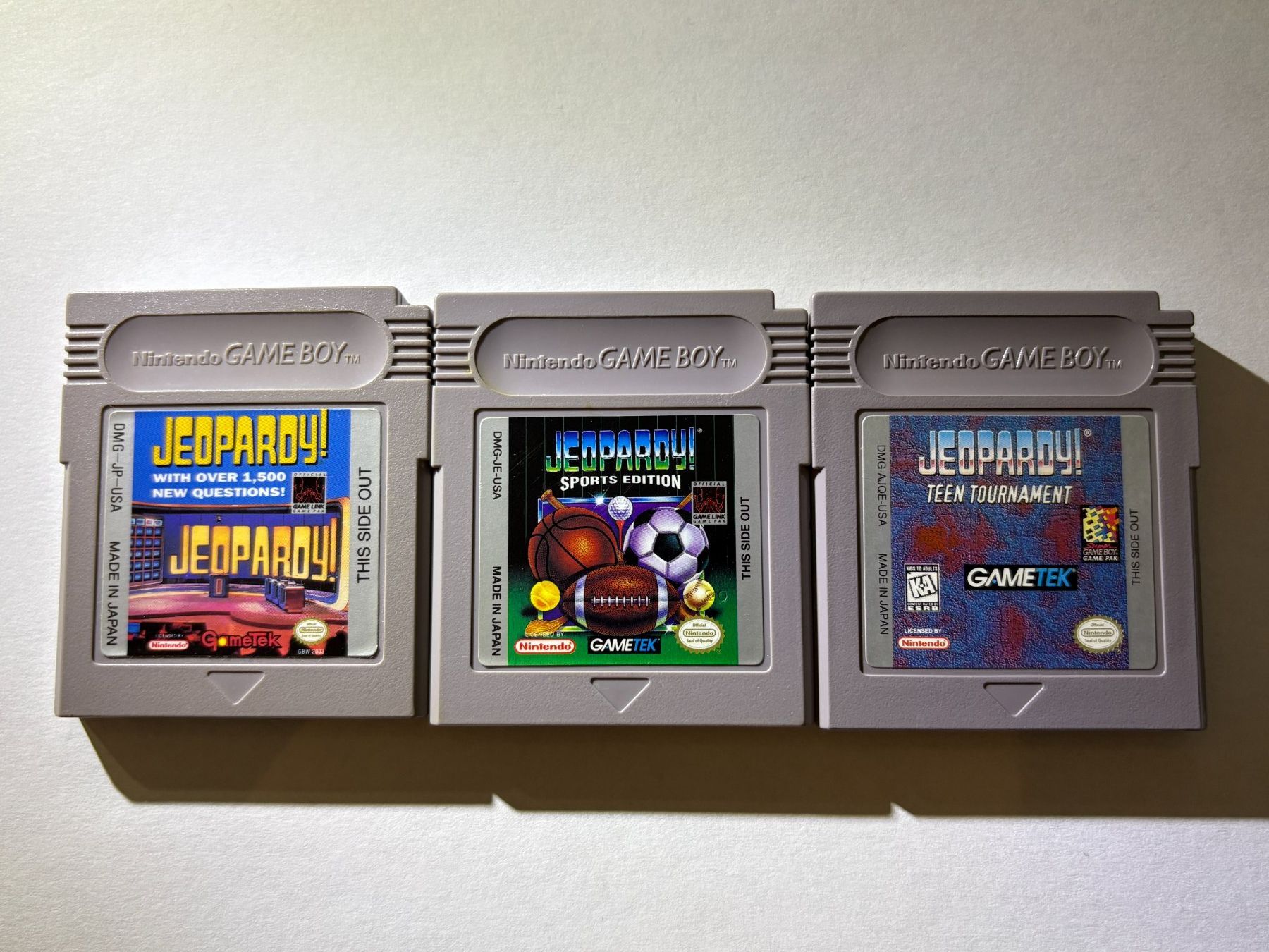 Nintendo Spiele: Jeopardy! Set - Nintendo Game Boy - USA Module – Gebraucht aus Zürich von VintagePalace