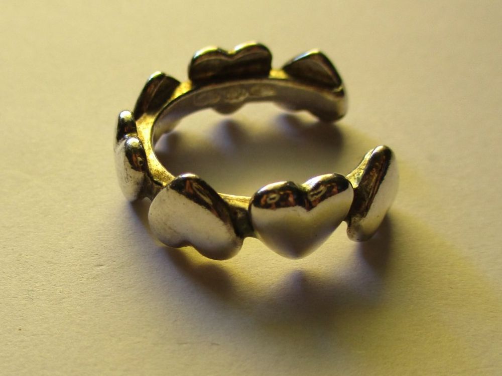 Bagues: Bague ouverte  cœurs argent 925 – D'occasion à La Sarraz par vic_v6kz 1