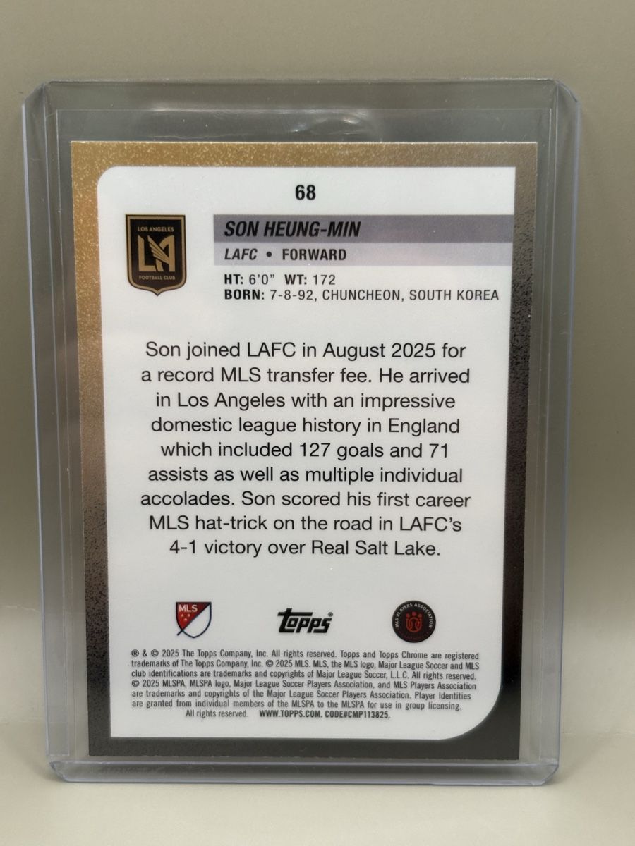 Topps Sammelbilder & Trading cards: Topps Chrome MLS - Son Heung-Min – Neu (gemäss Beschreibung) aus Oberbuchsiten von Bananefrappe93 1