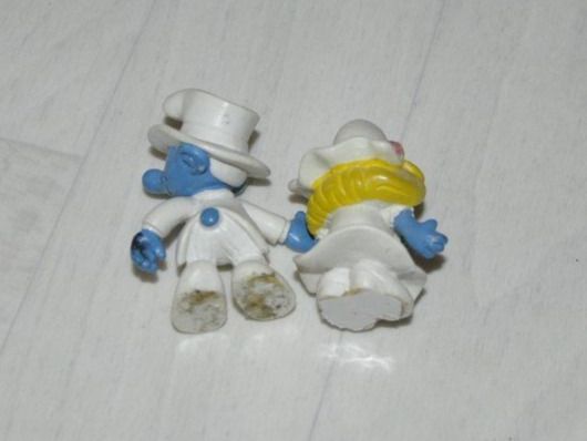 Figuren: Schlumpf Brautpaar Geschenk Sammler – Gebraucht aus Oberrüti von ELALL 3