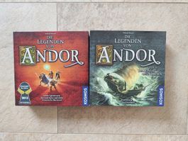 Die Legenden von Andor Grundspiel und Erweiterung