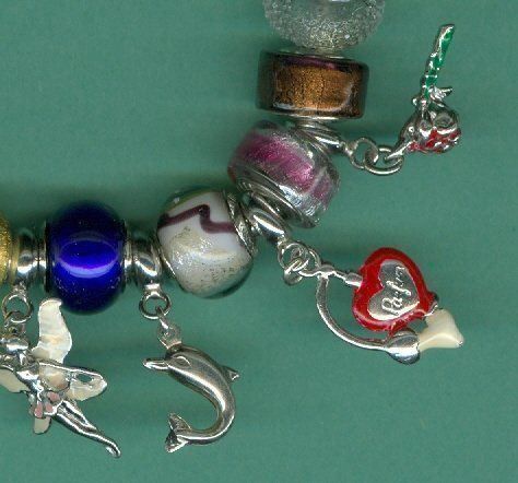 Bracciali & Braccialetti: Silber 925  Bettelarmband mit Glaskugeln – Nuovo (secondo la descrizione) da Chur venduto da omonia 3