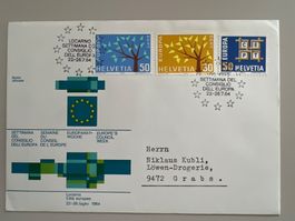 1962 Europa-Marken Abart mit kurzem Ast