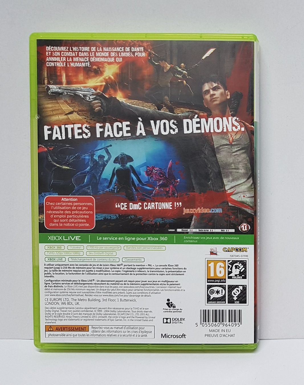 Microsoft Giochi: DmC Devil May Cry  Xb 360 – Usato da Schüpfheim venduto da Games_Spielkonsolen 2