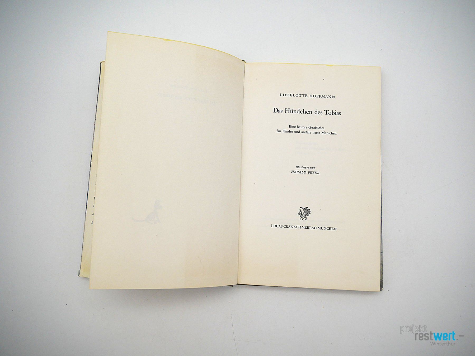 Libri: LISELOTTE HOFFMANN - Das Hündchen des Tobias – Usato da Winterthur venduto da Restwert_Winterthur 3