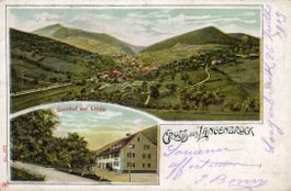 Langenbruck  BL   mit Gasthof zur LINDE      um  1 9 0 3