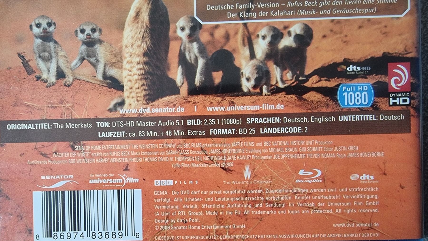 Tutti i DVDs: Blu Ray - Wächter der Wüste – Usato da Oetwil am See venduto da fineli2 1