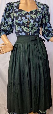 ISOLA Dirndl Adamello NEU Gr. 36 Blau Enzian