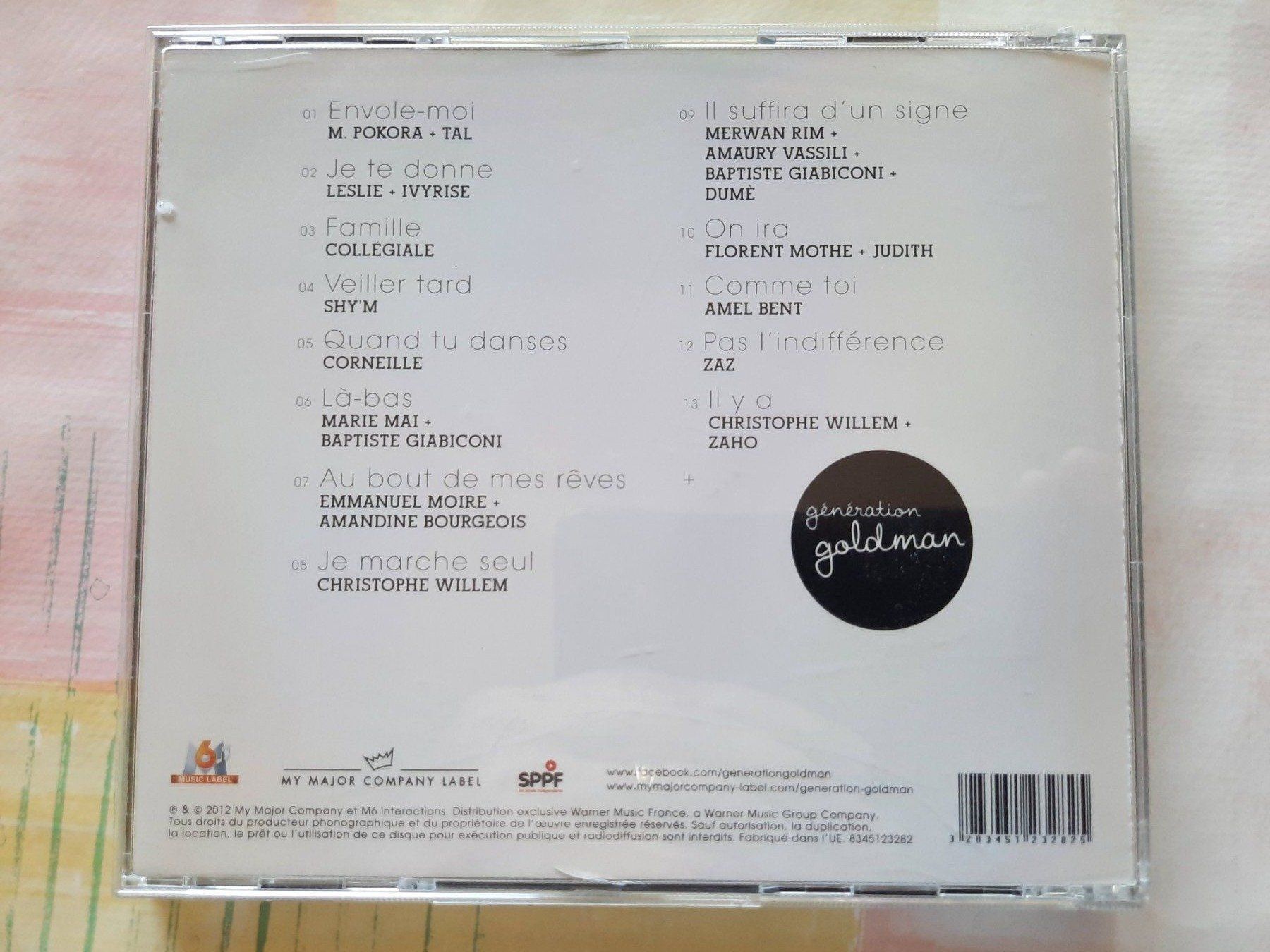 CD: CD Génération Goldman volume 1 – Usato da Pully venduto da bro_n52j 1