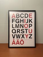 Poster Alfabeto Tipografico - IKEA