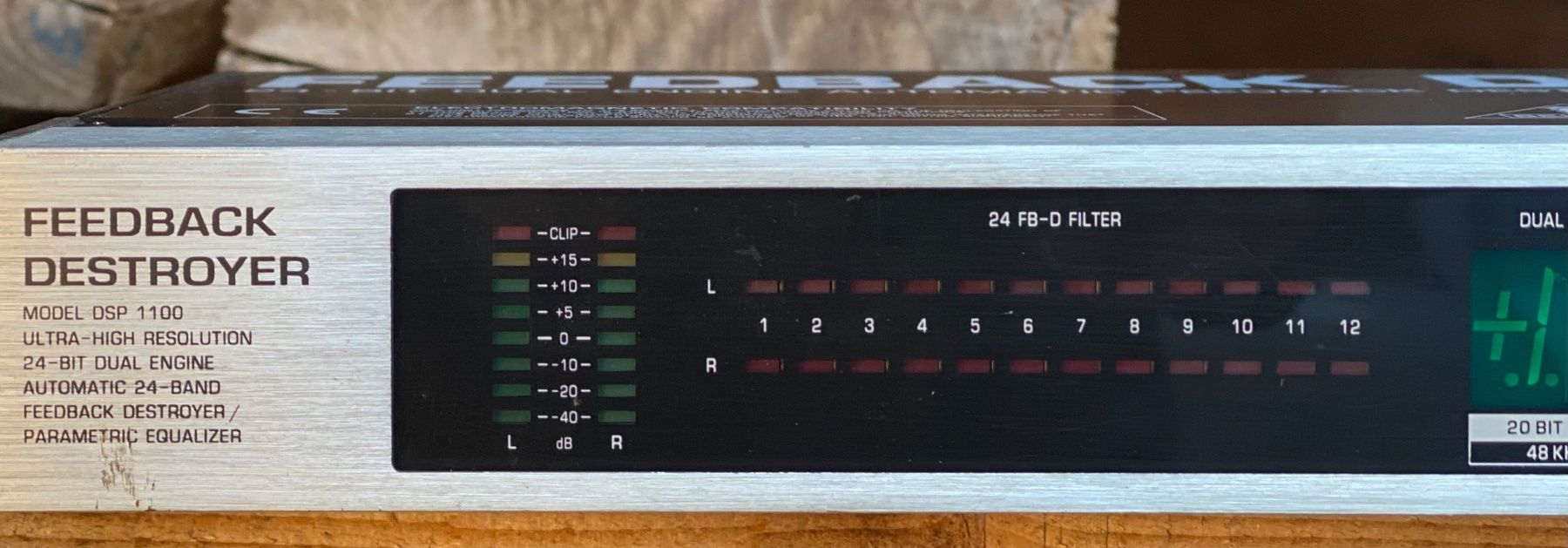 Behringer Equalizer: Behringer Feedback Destroyer DSP 1100 – Gebraucht aus Wirzweli von Kreonides