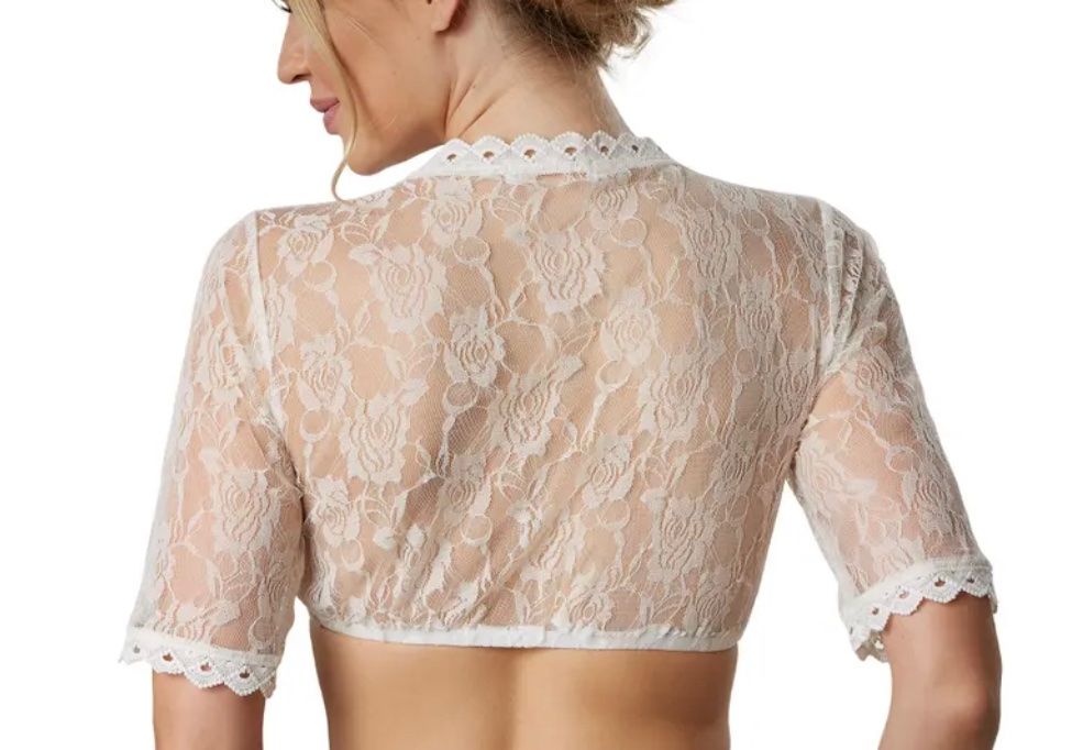 Costumi: Ausverkauf Dirndlbluse Lotti Gr. L – Nuovo e nell'imballaggio originale da Oberegg venduto da MZ_DiesundDas 1