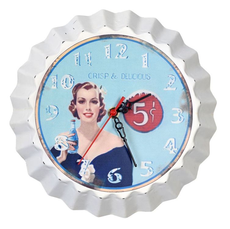 Wanduhr Pin Up Girl Rockabilly LDA014 (Neu (gemäss Beschreibung)) in ...