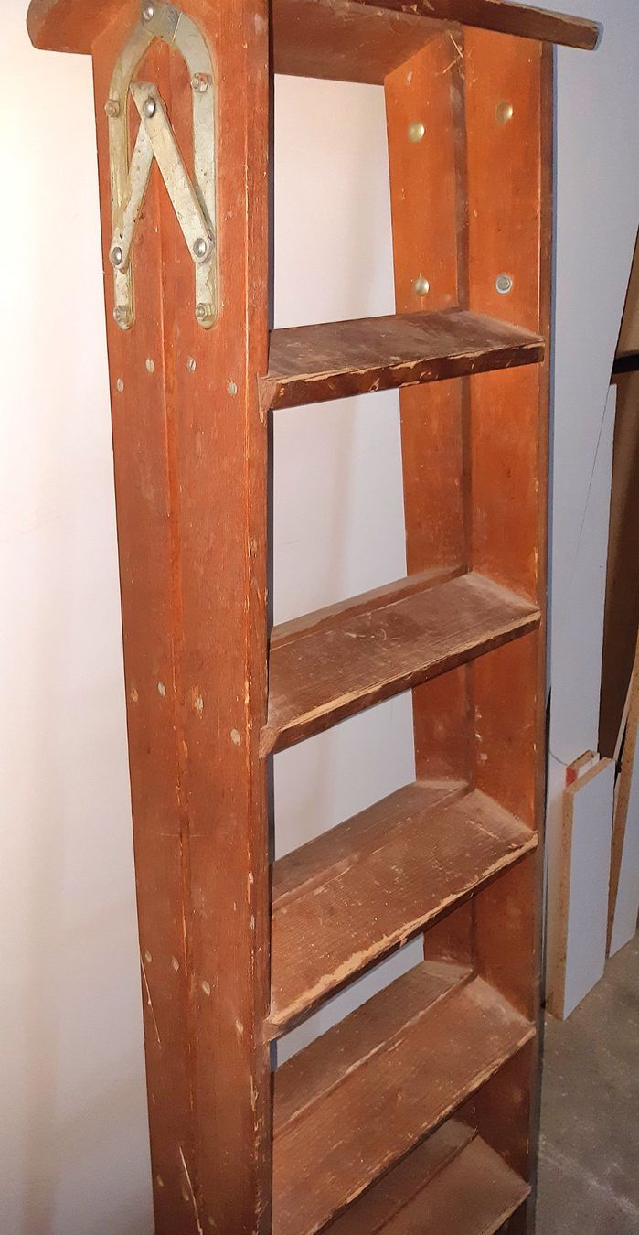 Echelles: Stabile Bockleiter aus Holz / H 130 cm – D'occasion à Wattwil par webrawa 3