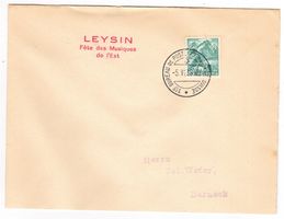 Lettre de Leysin BPA A147 pour Berneck le 5.VI.38