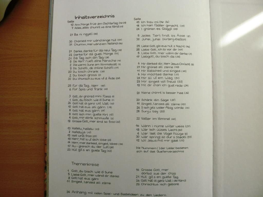 Libri: Liebe Gott, du ghörsch mis Lied – Nuovo (secondo la descrizione) da Grenchen venduto da Kogi7 9