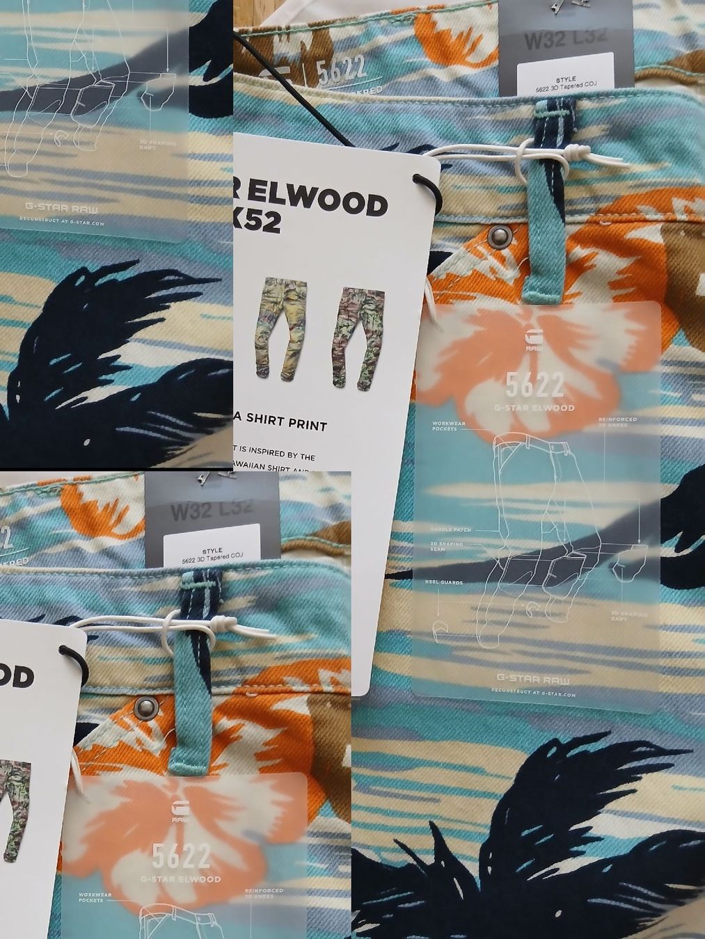 Jeans: G Stat ELWOOD X52. Taille 32/32 – Nuovo e nell'imballaggio originale da Genève venduto da Martinbng 2
