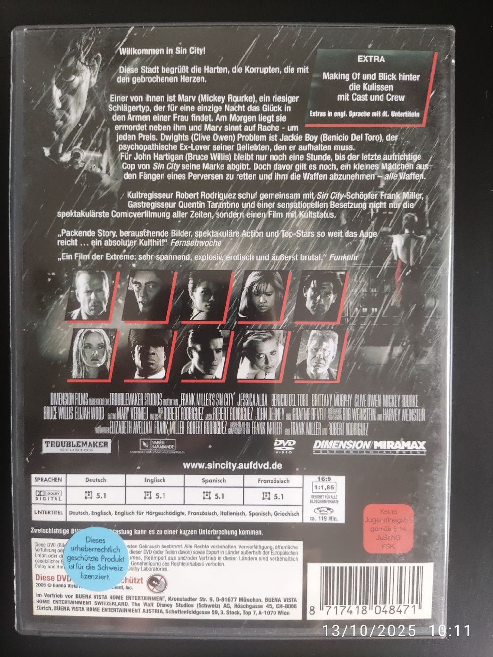 Tutti i DVDs: Sin City – Usato da Basel venduto da Alacant 1