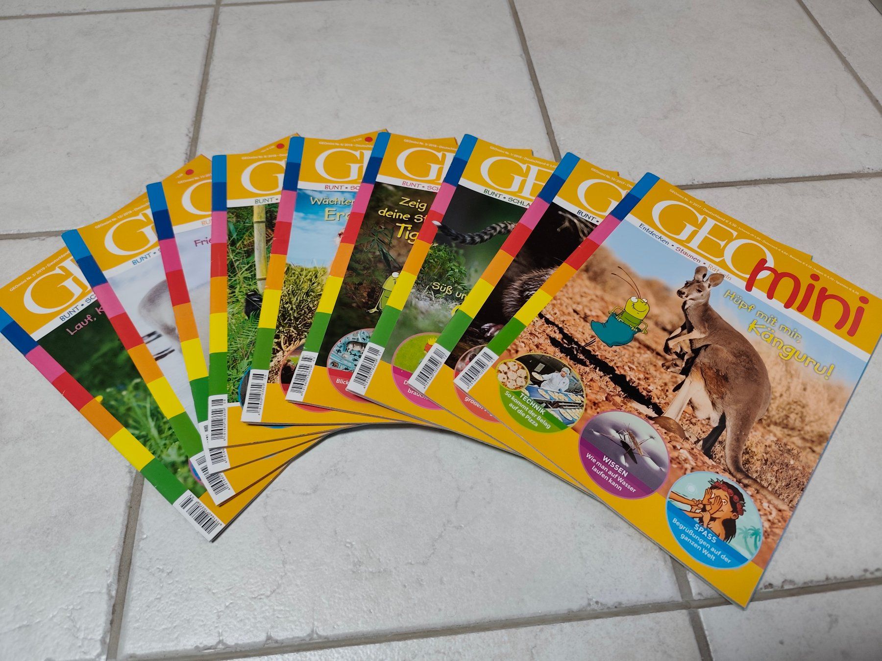 Riviste & Magazine: 9 GEOmini Magazine - 5/17  - 3/19 – Usato da Oeschgen venduto da Minty