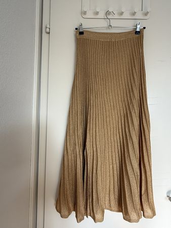 Sandro Paris goldiger Slip-Jupe/Rock Gr. T1
