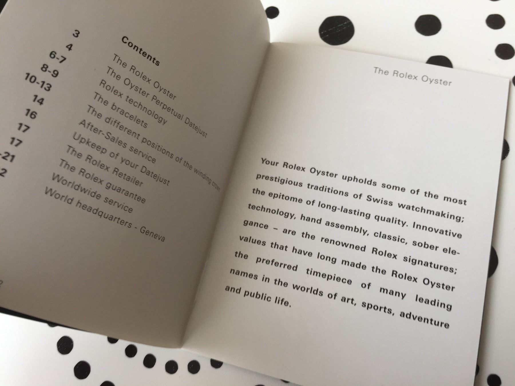 Documents: ROLEX DATEJUST - OPERATING INSTRUCTIONS - ENG 2008 !!! – D'occasion à Epalinges par dream-watch 1