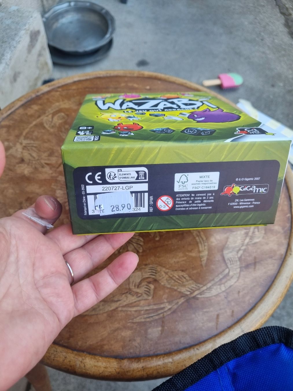 Giochi: Jeu de société WAZABI, gigamic – Usato da Fribourg venduto da jarmilka 1