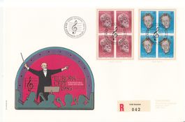 SBK 715 - 716 im 4er-Block FDC Grossbrief