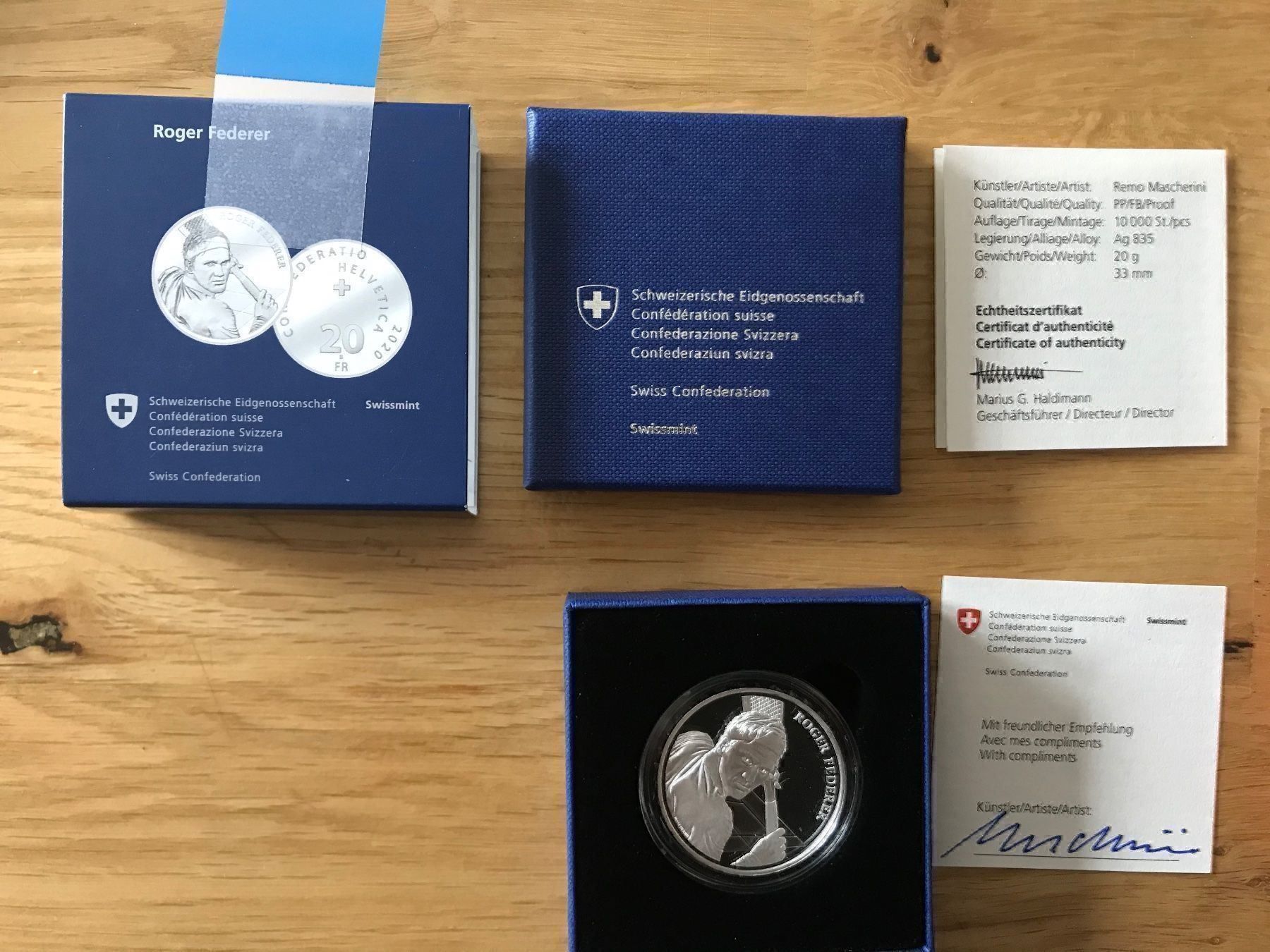 Tutti le monete: Lot de pièces de monnaie Roger Federer – Nuovo (secondo la descrizione) da Martigny venduto da mim_lk7x 2