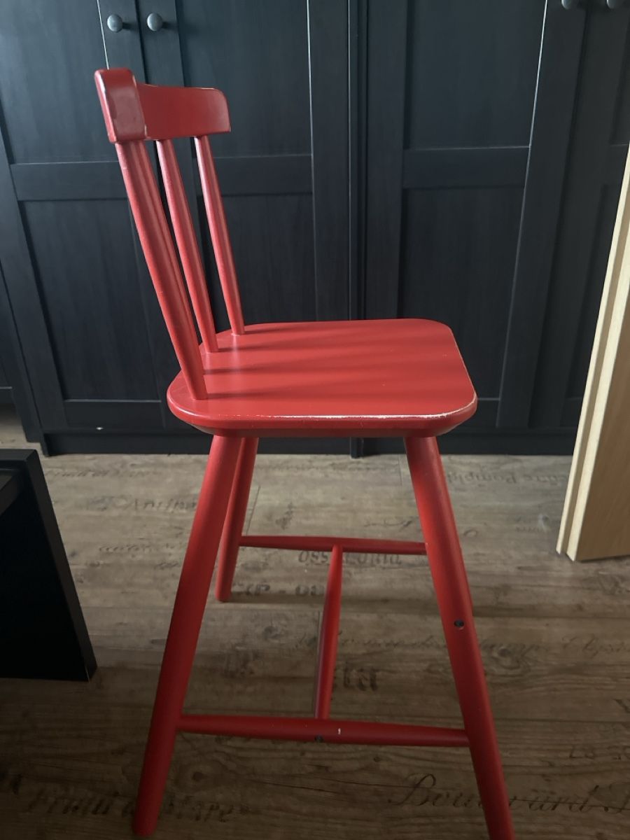 Ikea Hochstühle: Kinderhochstuhl rot Holz gebraucht – Gebraucht aus Muri AG von any010 1