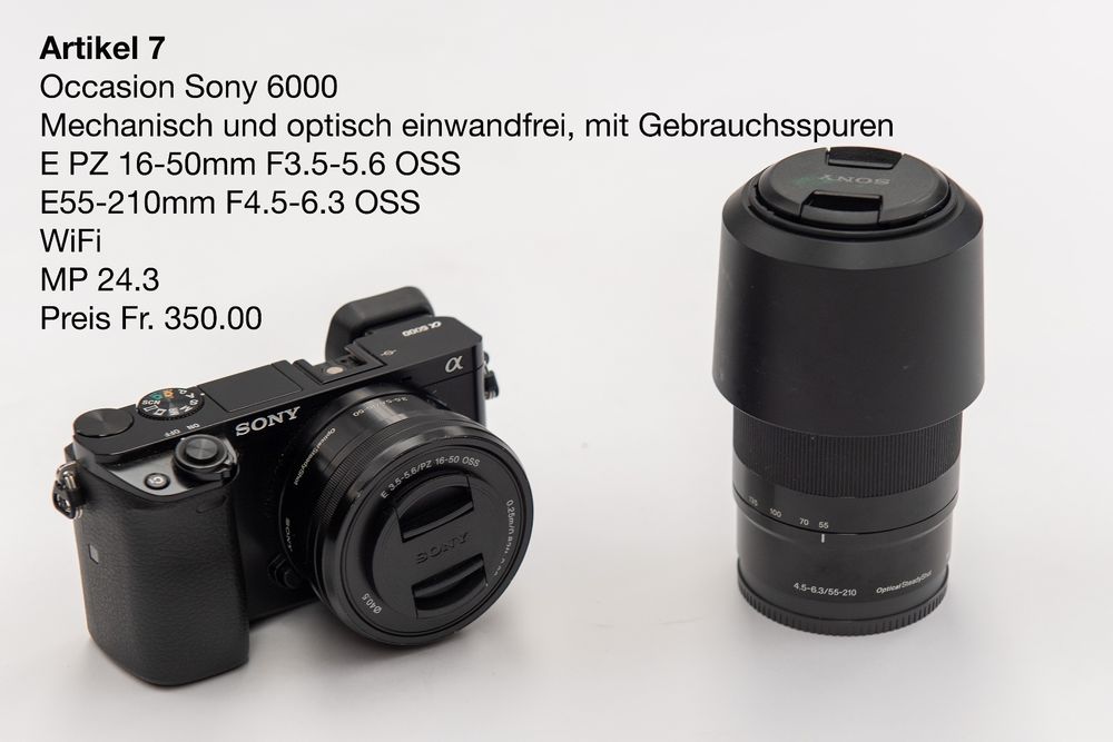 Sony 6000 | Kaufen auf Ricardo