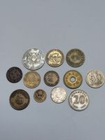 Lot de 12 pièces de monnaie anciennes diverses 48 grammes